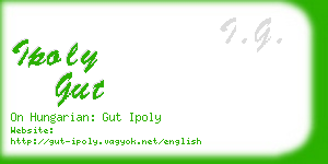 ipoly gut business card